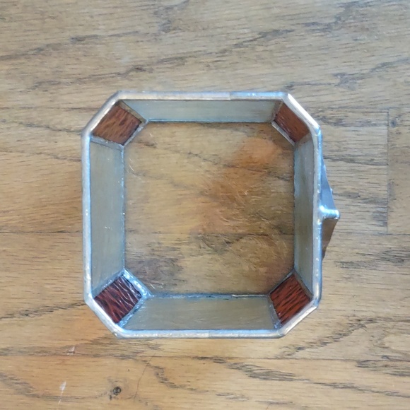 Stained Glass Christmas Tree Candle Holder - Picture 3 of 7